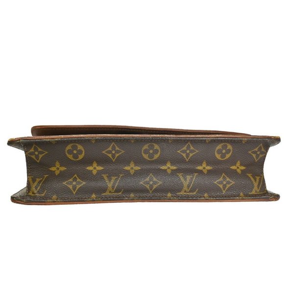 LOUIS VUITTON Pochette Dam GM Clutch Hand Bag Monogram Leather - Picture 4 of 16